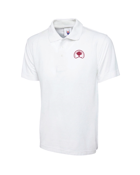 White Embroidered Polo Shirt #IJS001 - - Ibstock Junior School | EPT ...