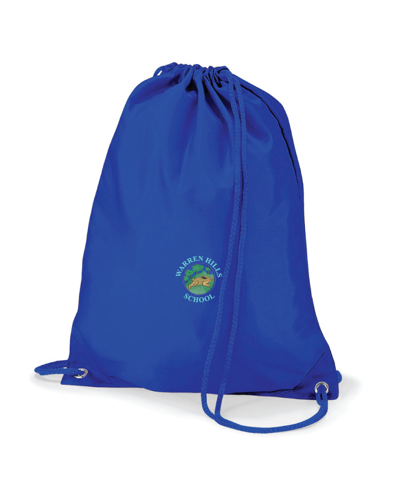 Royal Blue Embroidered P.E Bag #WHC010 - - Warren Hills Community ...